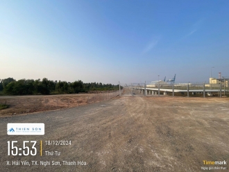 THIEN SON INDUSTRIAL JOINT STOCK COMPANY COMPLETES THE TEMPORARY ROAD AND FENCE CONSTRUCTION PACKAGE FOR ANH PHAT MPPC FUEL PIPELINE PROJECT