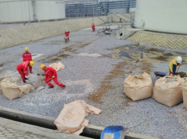Soil treatment for polluted soil in NSRP